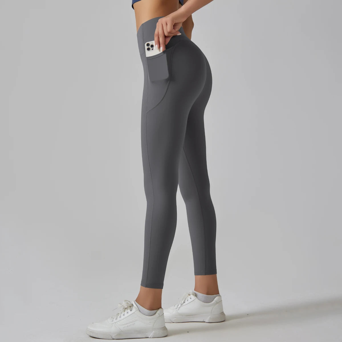 Women Leggings With Pockets Yoga Pants Gym Leggings Sport Women Fitness High Waist Female Legging Tummy Control Running Training