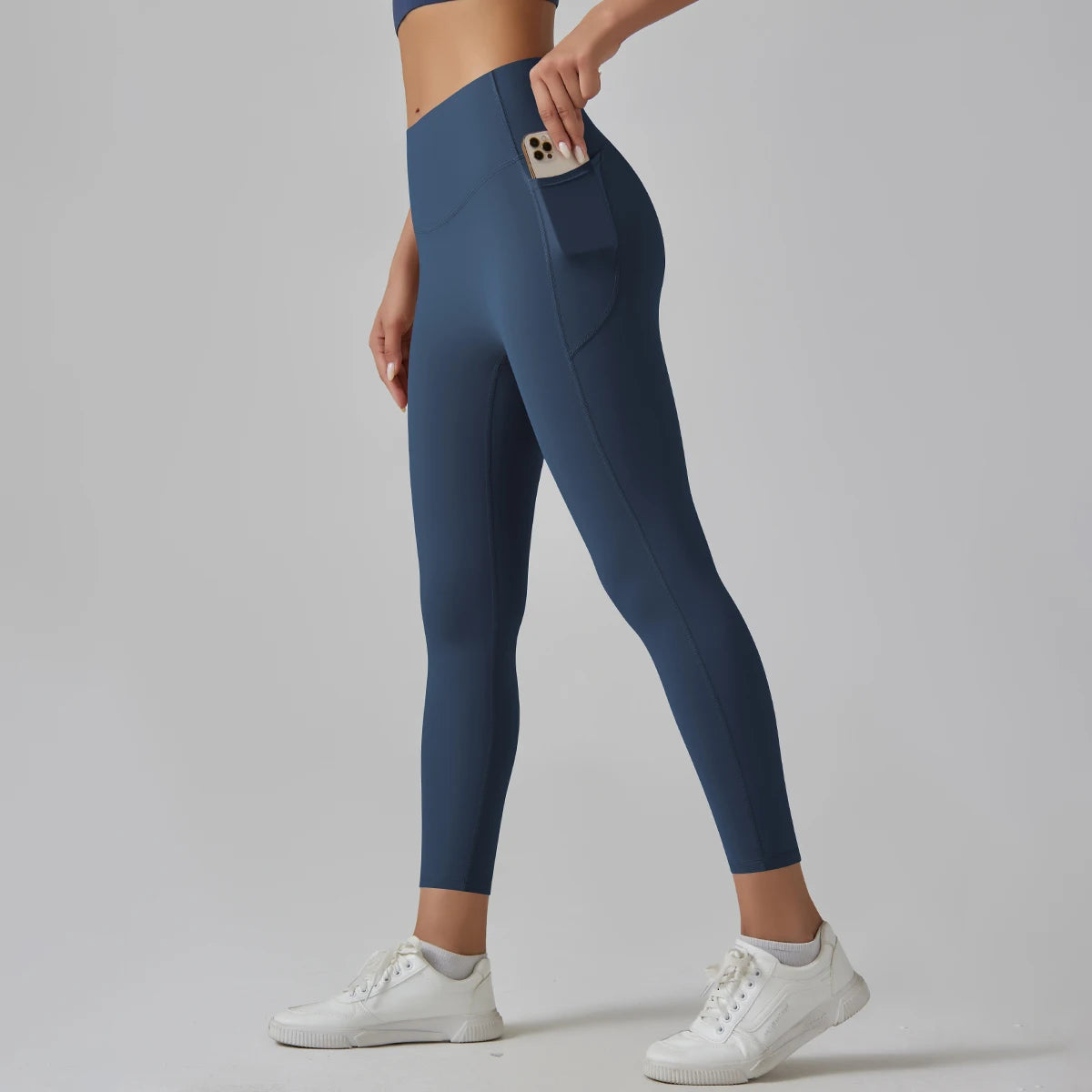 Women Leggings With Pockets Yoga Pants Gym Leggings Sport Women Fitness High Waist Female Legging Tummy Control Running Training