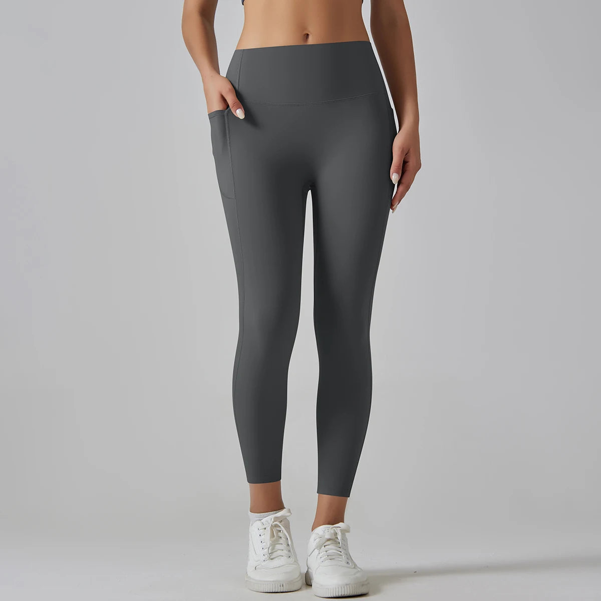 Women Leggings With Pockets Yoga Pants Gym Leggings Sport Women Fitness High Waist Female Legging Tummy Control Running Training