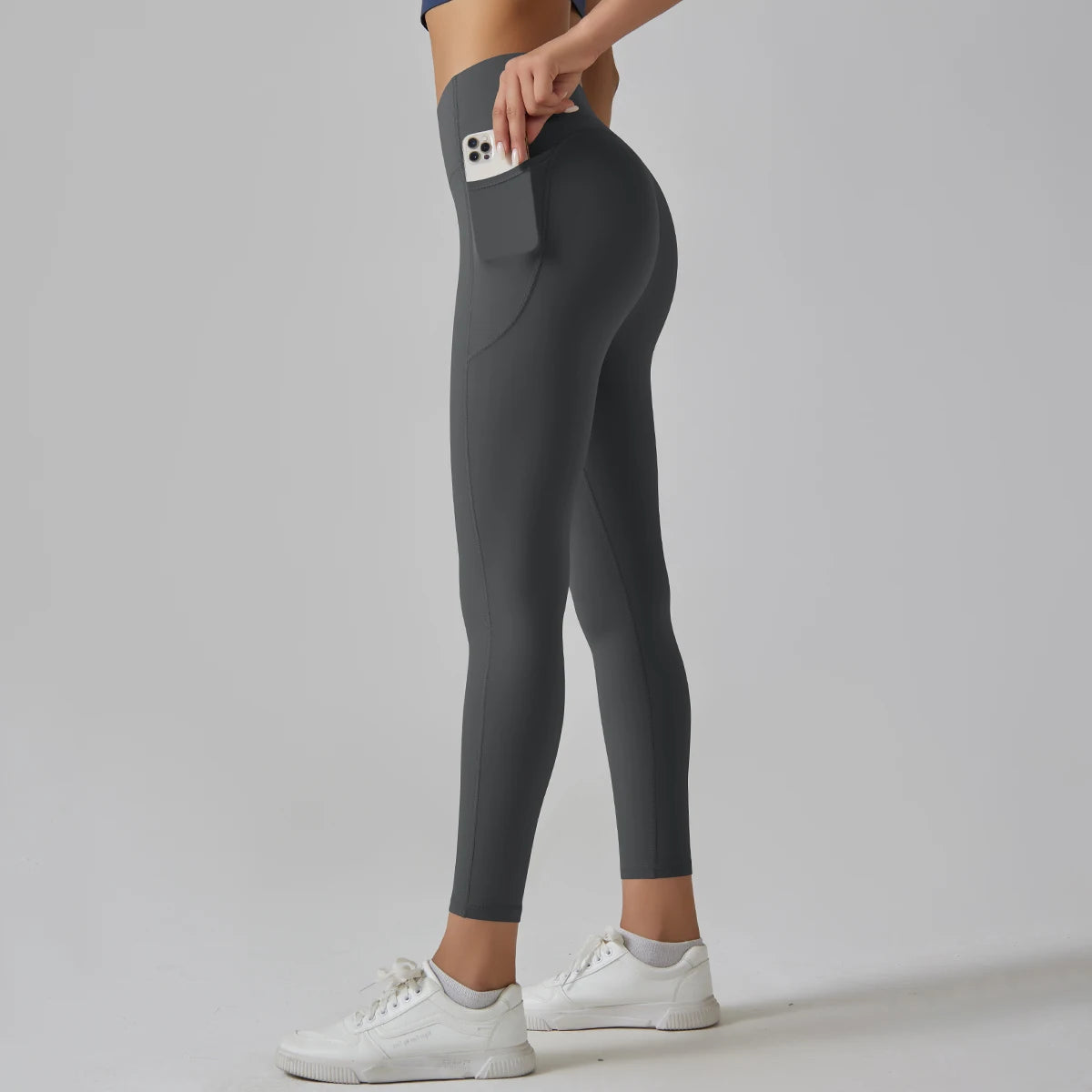 Women Leggings With Pockets Yoga Pants Gym Leggings Sport Women Fitness High Waist Female Legging Tummy Control Running Training