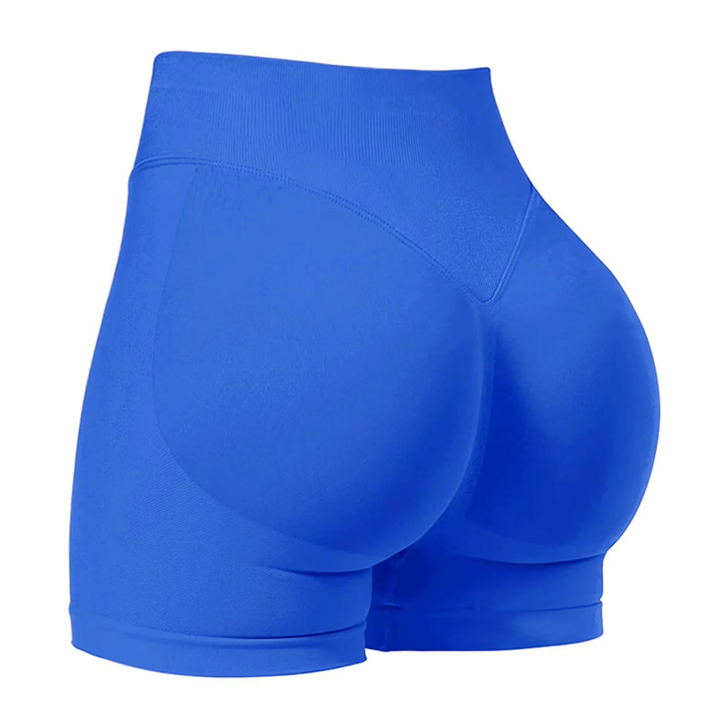 4.5'' Impact Shorts Seamless Low Ribbed Waistband Gym Shorts Scrunch Bum Yoga Shorts Booty High Stretch Running Bike Shorts
