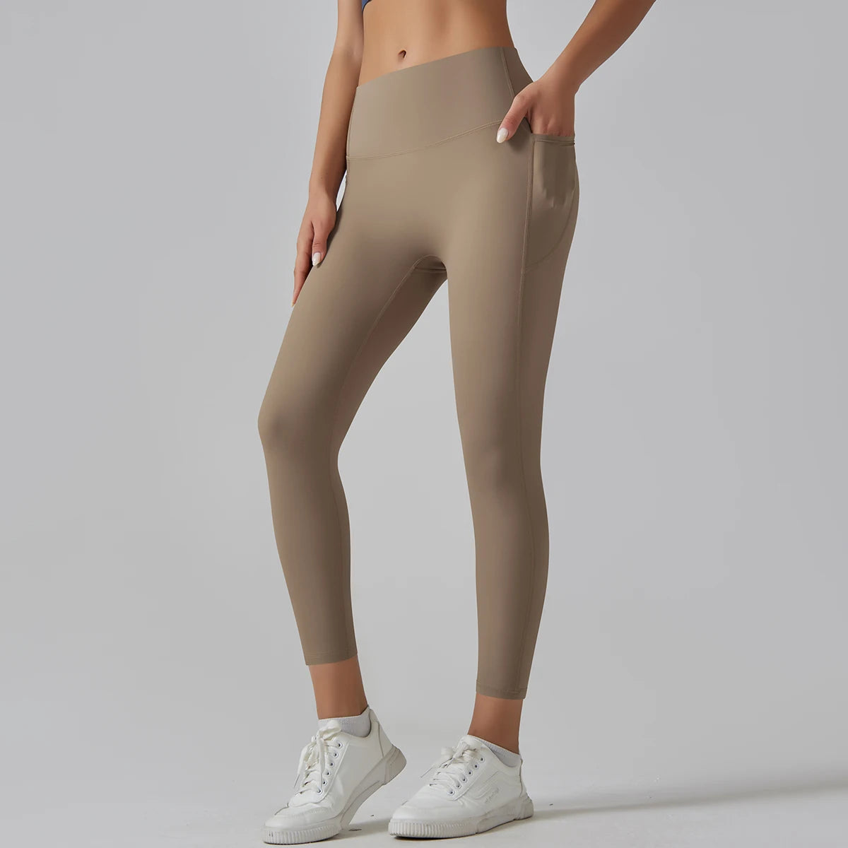 Women Leggings With Pockets Yoga Pants Gym Leggings Sport Women Fitness High Waist Female Legging Tummy Control Running Training