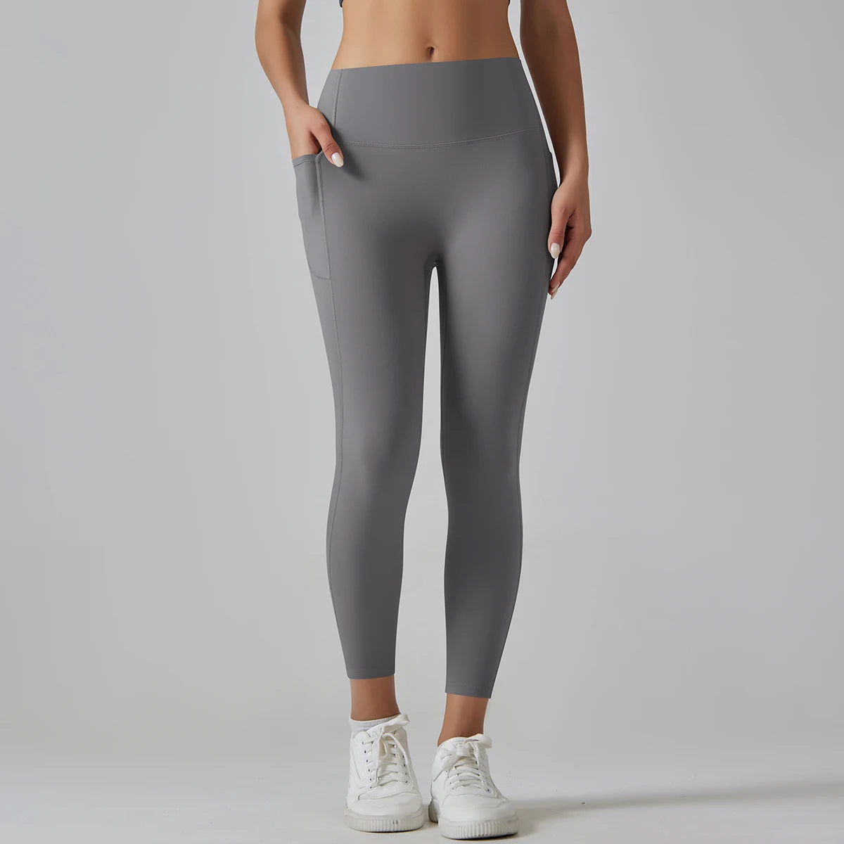 Women Leggings With Pockets Yoga Pants Gym Leggings Sport Women Fitness High Waist Female Legging Tummy Control Running Training