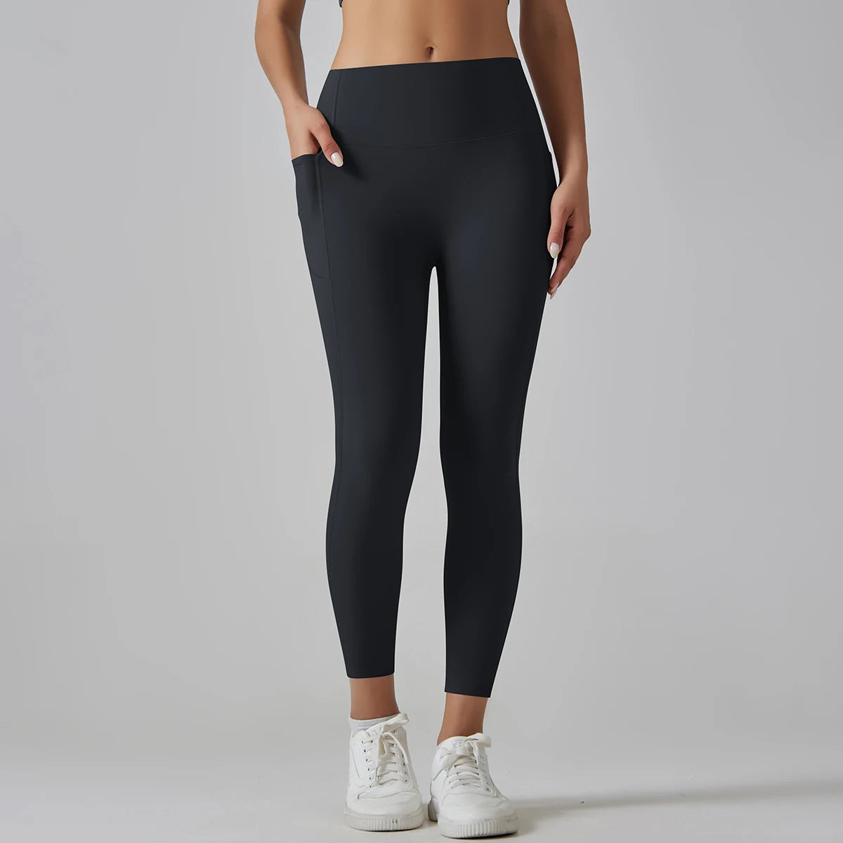 Women Leggings With Pockets Yoga Pants Gym Leggings Sport Women Fitness High Waist Female Legging Tummy Control Running Training