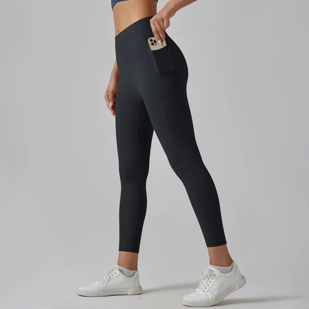 Women Leggings With Pockets Yoga Pants Gym Leggings Sport Women Fitness High Waist Female Legging Tummy Control Running Training
