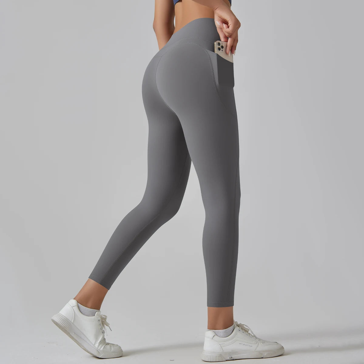 Women Leggings With Pockets Yoga Pants Gym Leggings Sport Women Fitness High Waist Female Legging Tummy Control Running Training