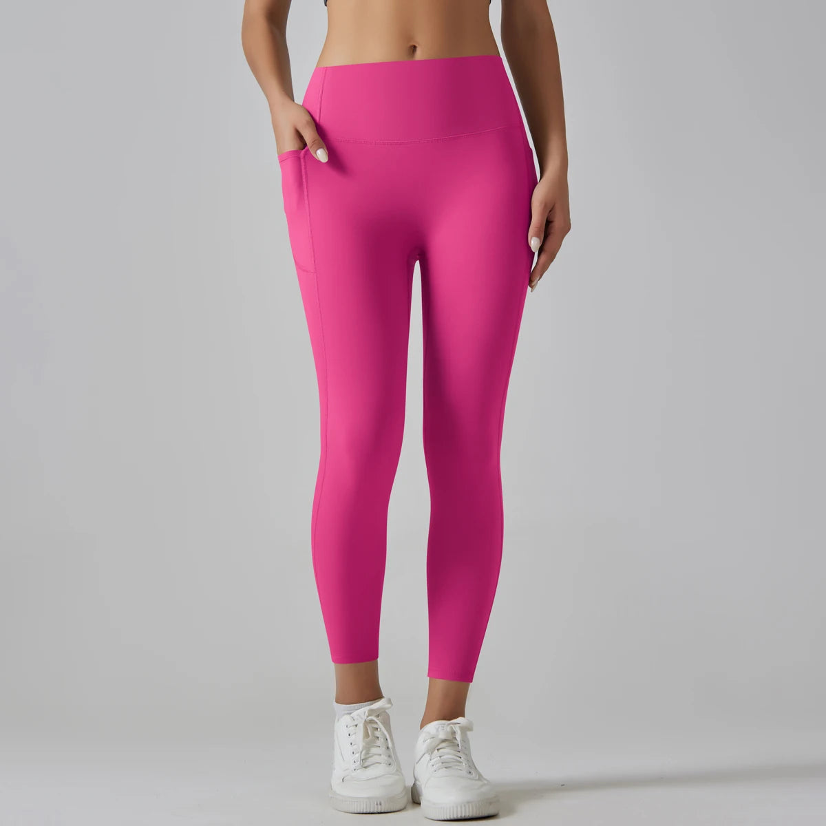 Women Leggings With Pockets Yoga Pants Gym Leggings Sport Women Fitness High Waist Female Legging Tummy Control Running Training