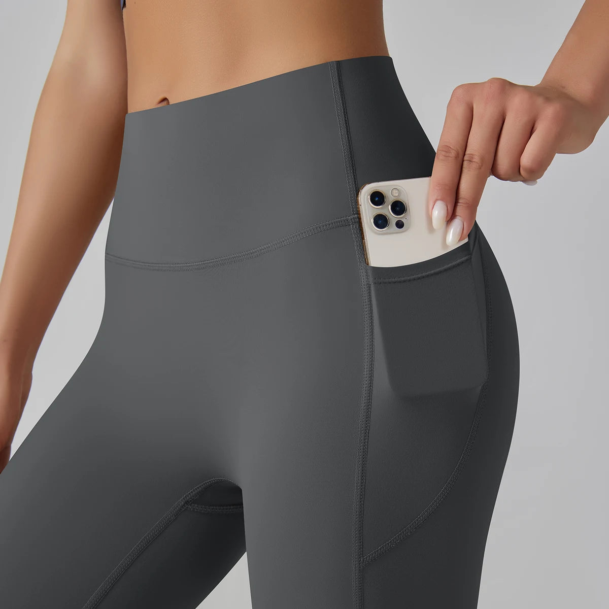 Women Leggings With Pockets Yoga Pants Gym Leggings Sport Women Fitness High Waist Female Legging Tummy Control Running Training