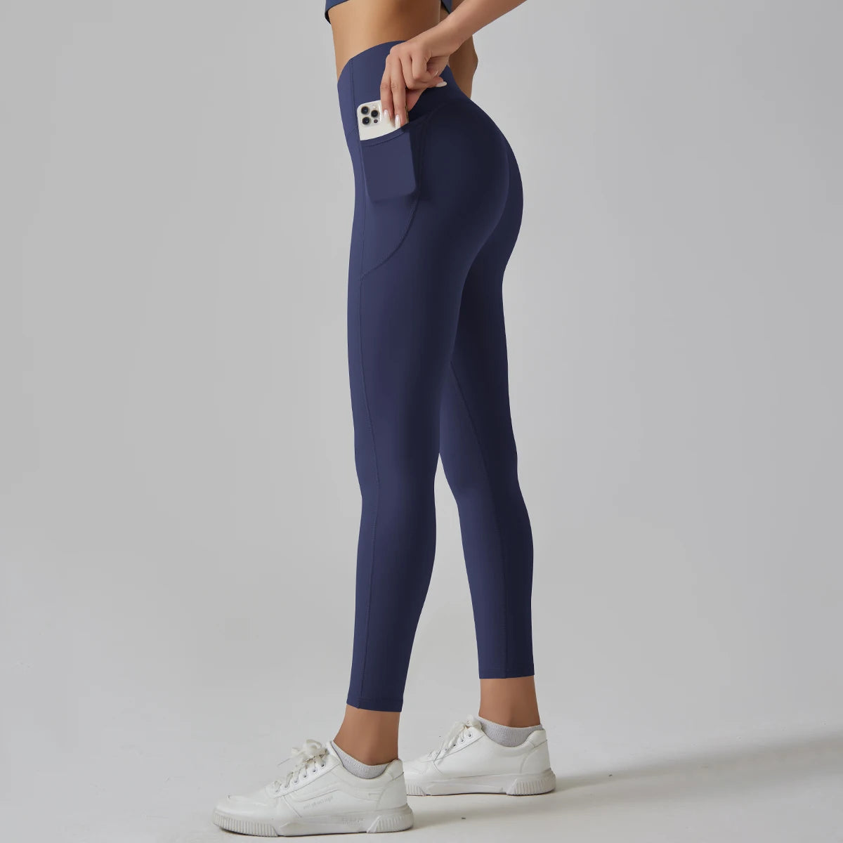 Women Leggings With Pockets Yoga Pants Gym Leggings Sport Women Fitness High Waist Female Legging Tummy Control Running Training