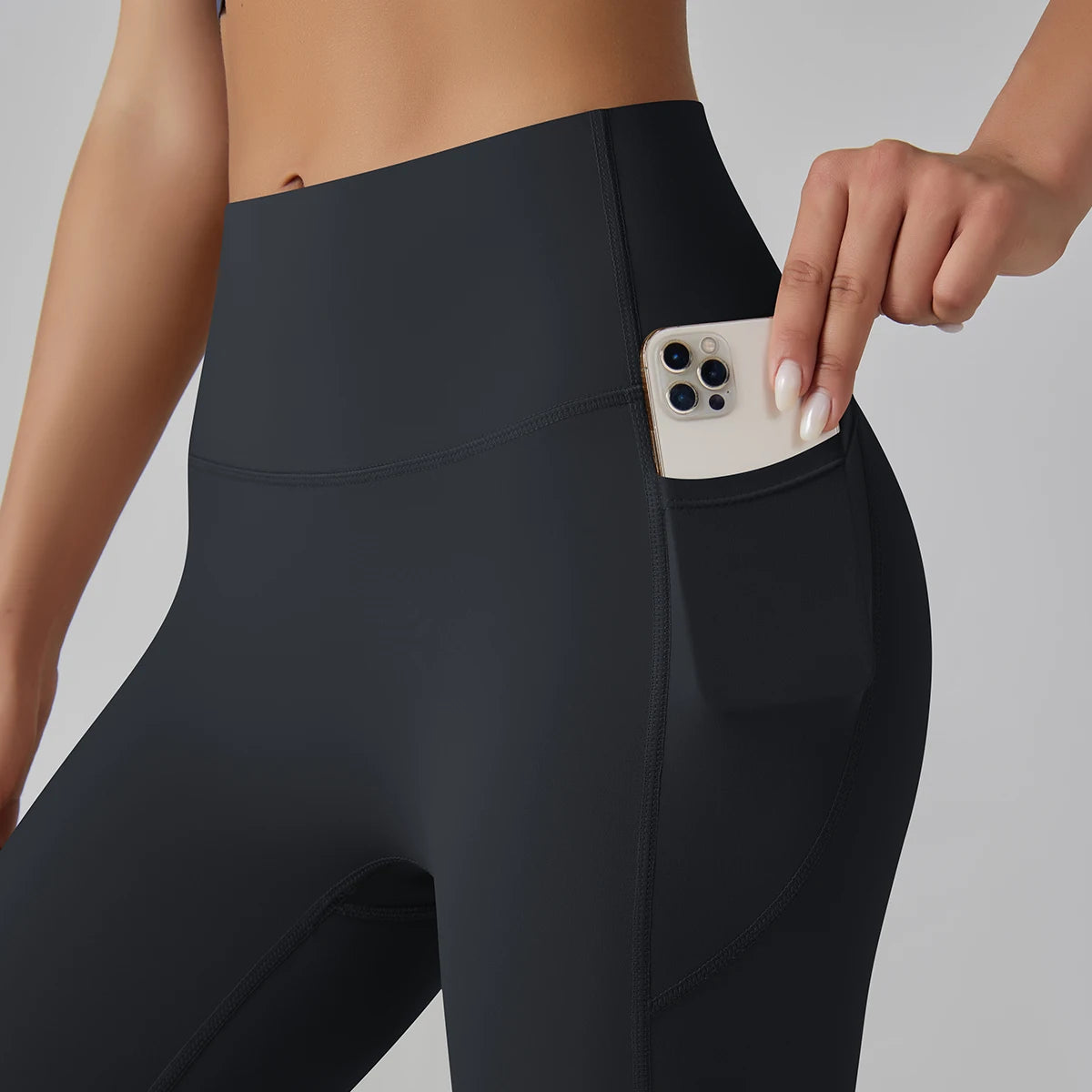 Women Leggings With Pockets Yoga Pants Gym Leggings Sport Women Fitness High Waist Female Legging Tummy Control Running Training