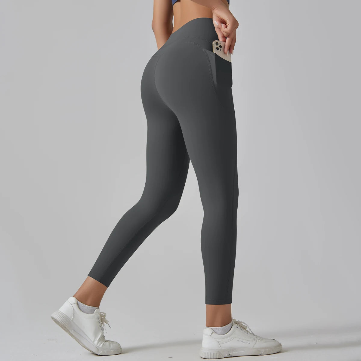 Women Leggings With Pockets Yoga Pants Gym Leggings Sport Women Fitness High Waist Female Legging Tummy Control Running Training