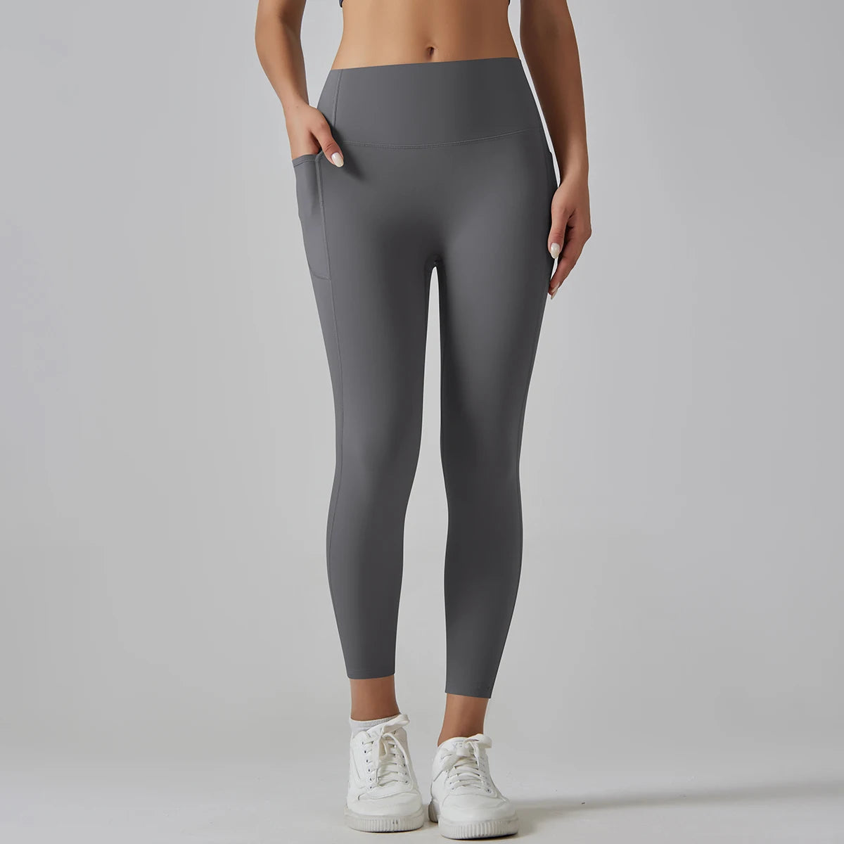 Women Leggings With Pockets Yoga Pants Gym Leggings Sport Women Fitness High Waist Female Legging Tummy Control Running Training